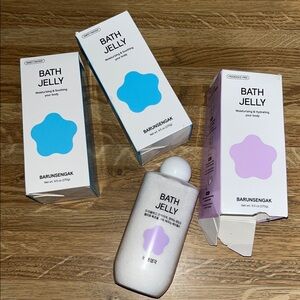 3x NEW NIB Bath Jelly Bundle BARUNSENGAK Bath Jelly Powders